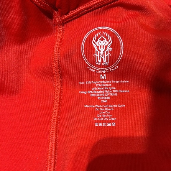 Bodysuit Red Size M NWOT - Picture 11 of 11